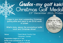 Christmas Golf Medal